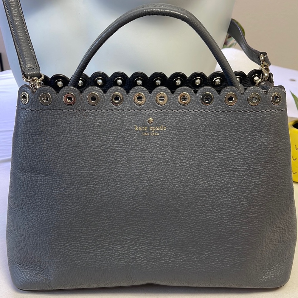Gray purse Kate Spade